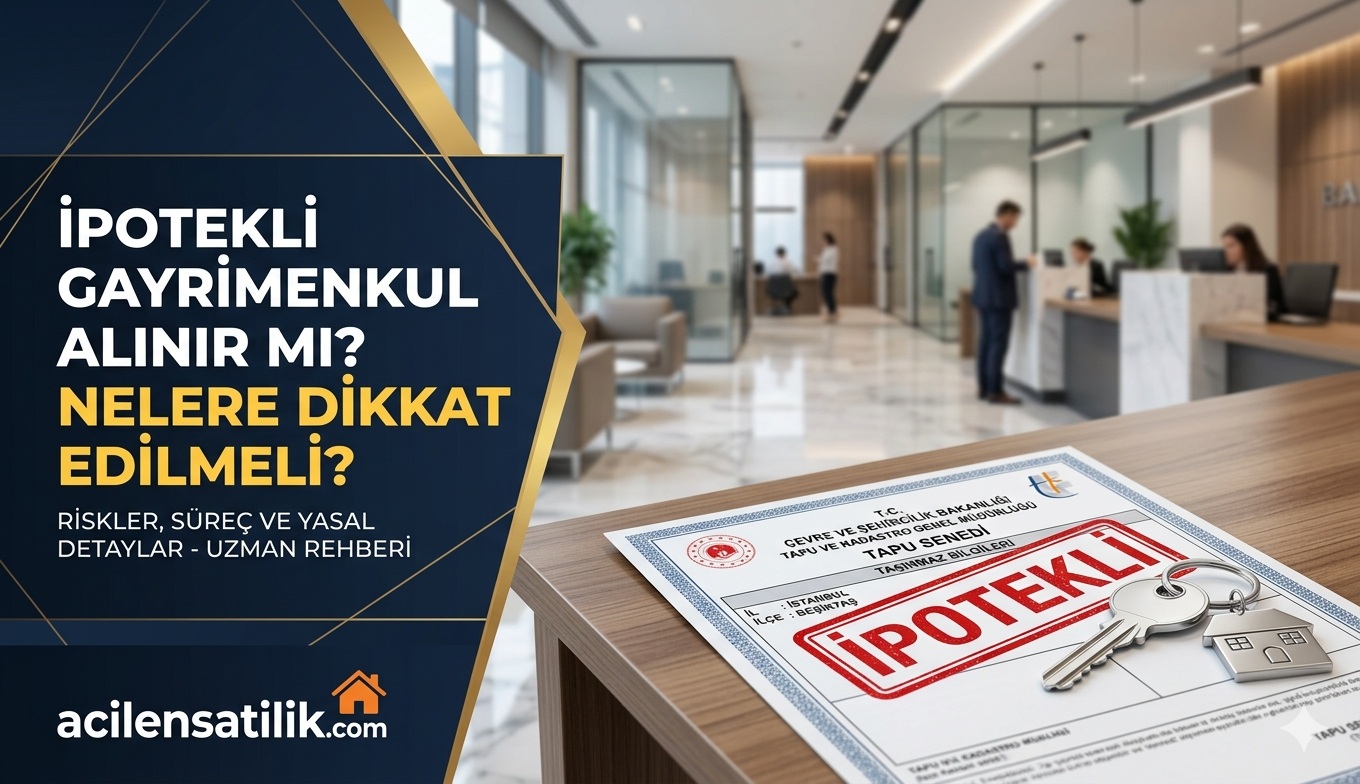 Üzerinde İpotek Olan Gayrimenkul Nasıl Satın Alınır? Adım Adım Tüm Süreç