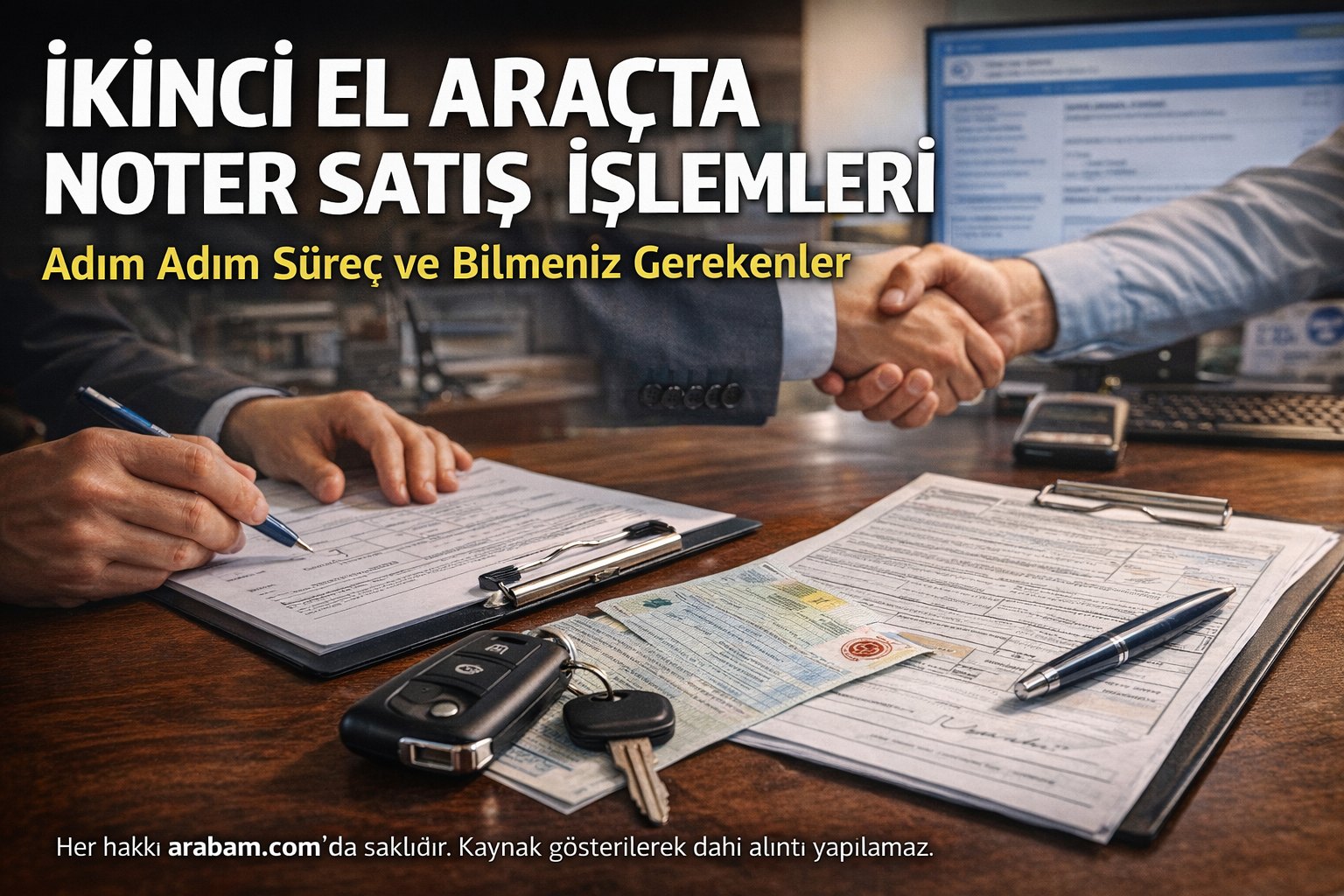 İkinci El Araç Alacaklar Dikkat Noter Süreci Değişti!
