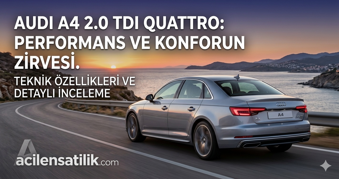 İkinci Elde Değerini Koruyan Dev: Audi A4 2.0 TDI Quattro Alınır mı?