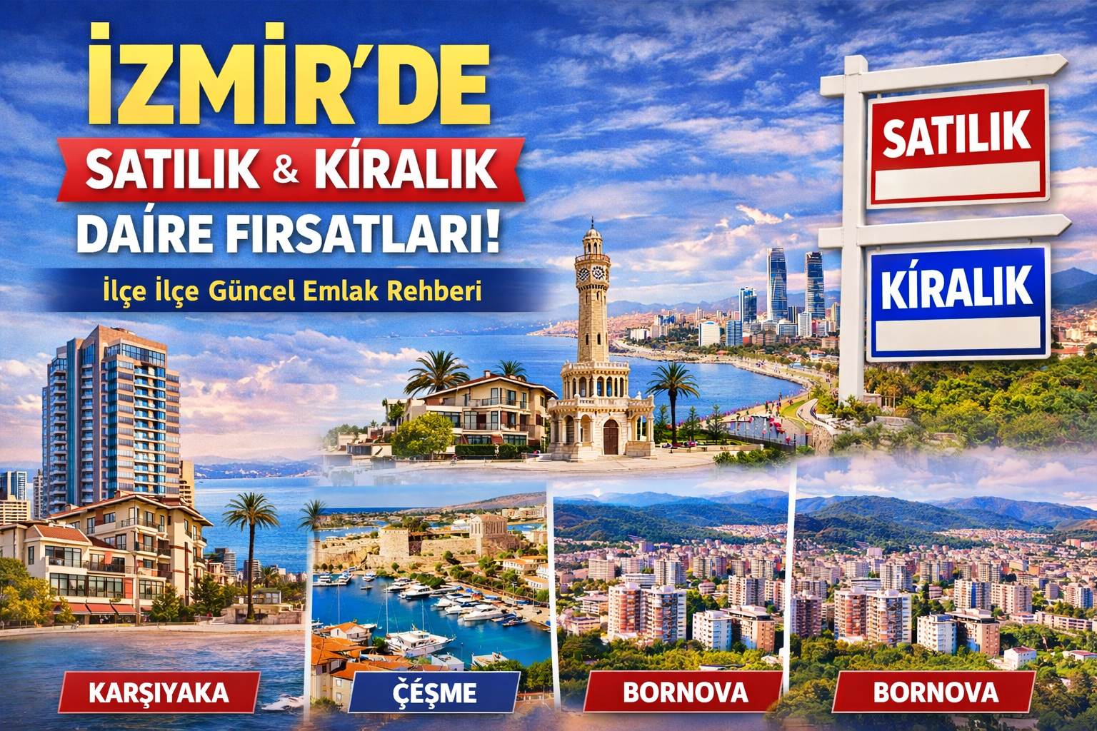 İzmir’de Satılık ve Kiralık Daire Arayanlara Rehber: En Popüler İlçeler ve Mahalleler