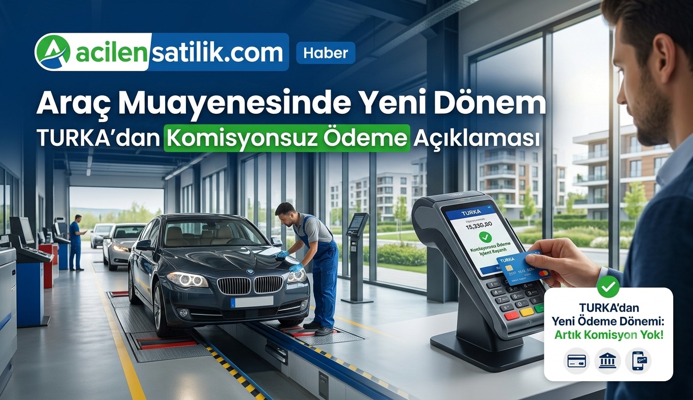 15 Ağustos 2027’de Başlıyor! Araç Muayenesinde Kredi Kartı Komisyonu Tarihe Karışıyor