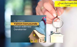 Ev Alırken Yalıtım konusunda dikkat edilmesi gerekenler