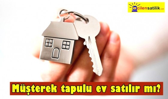 acilensatilik.com Emlak Rehberi: Müşterek tapulu ev satılır mı