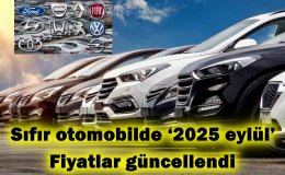 Otomobil fiyatlarında 2025 eylül ayı itibarıyla ayar yapılmaya başlandı.