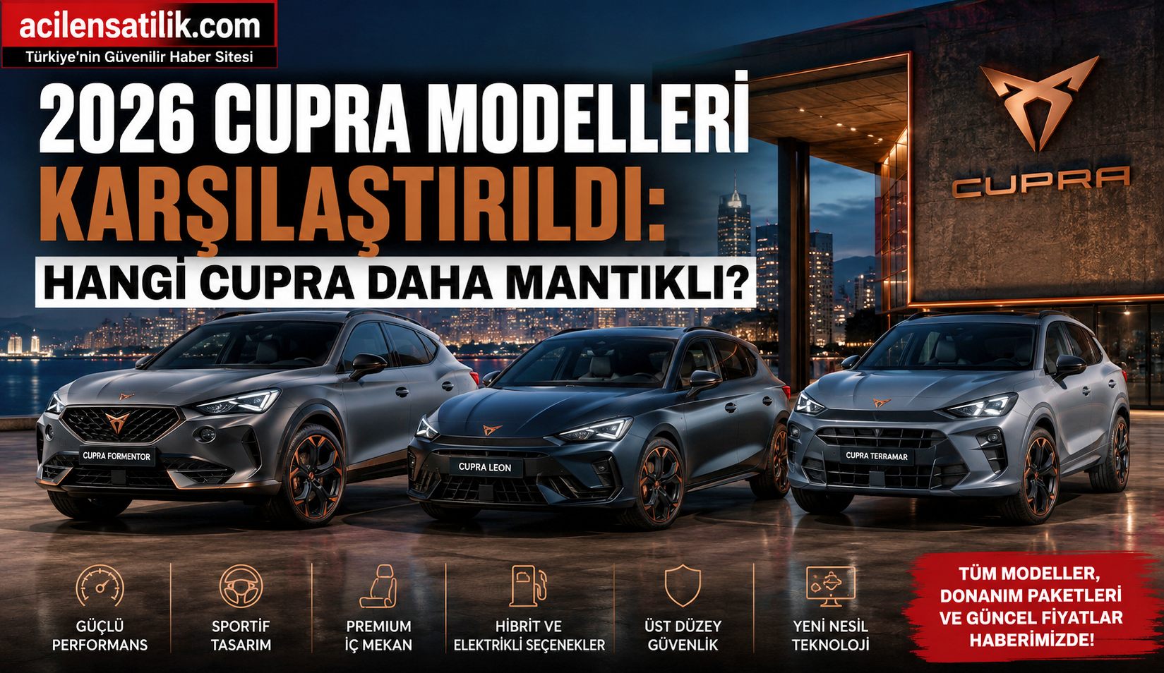 2026 Cupra Modelleri İncelendi: Hangi Cupra Daha Mantıklı Tercih?