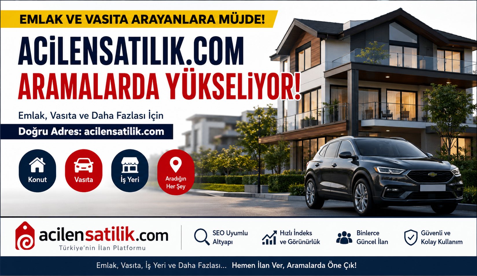 2026 Google Arama Trendleri Emlak ve Vasıta İlanlarında Öne Çıkan Kelimeler