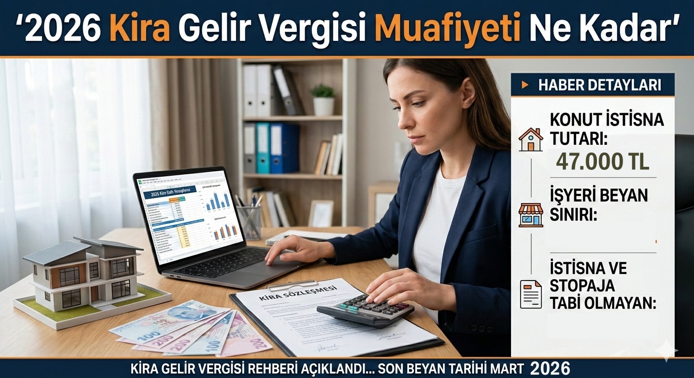 2026 Kira Geliri Vergisi Nasıl Hesaplanır Güncel Muafiyet Tutarı