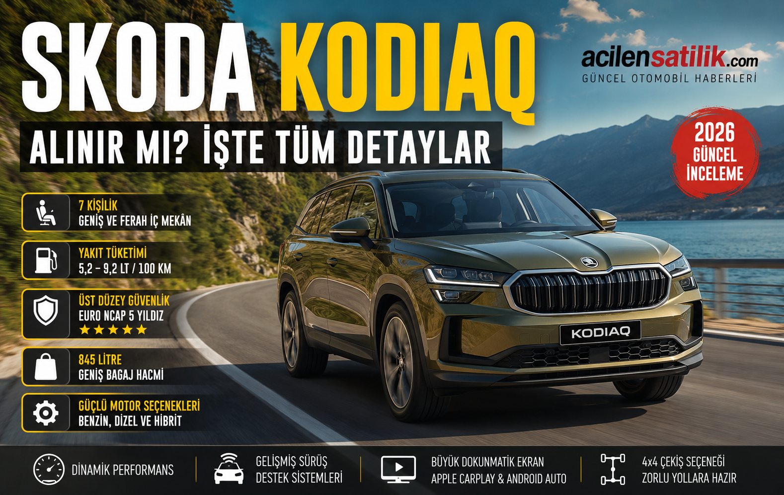 2026 Skoda Kodiaq Hakkında Bilmeniz Gereken Her Şey! İşte Detaylı İnceleme