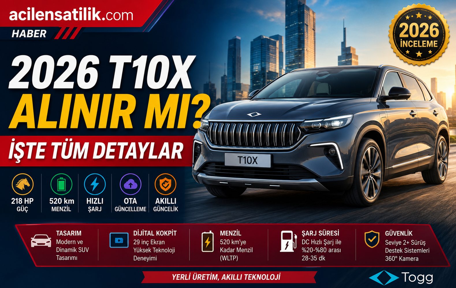 2026 T10X Artıları ve Eksileri: Elektrikli SUV'da Doğru Tercih mi?