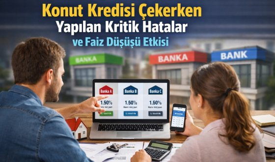 Konut Kredisi Çekerken Yapılan Kritik Hatalar ve Faiz Düşüşü Etkisi