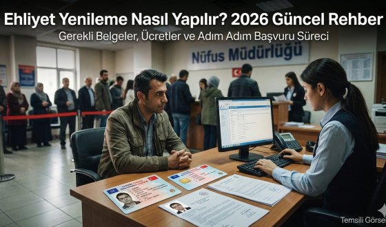 Ehliyet Yenileme Nasıl Yapılır? 2026 Güncel Rehberi
