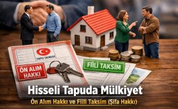 Ortaklı Taşınmazlarda Tapu Hakkı: Ön Alım ve Fiili Taksim (Şifa Hakkı) Hukuki Boyutu