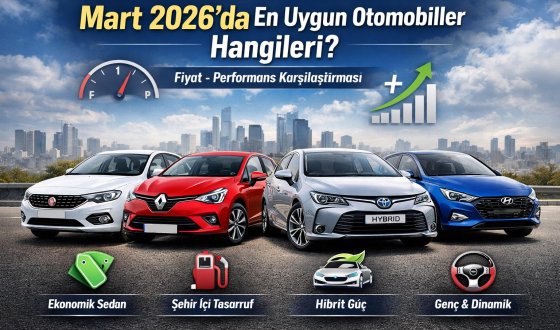 Mart 2026 Piyasa Şartlarına Göre Alınabilecek En Uygun Otomobiller Hangileri?