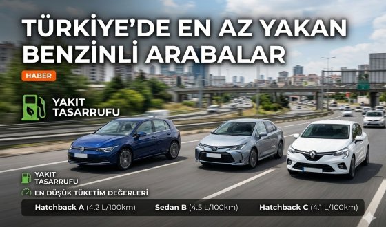 Türkiye’de En Az Yakan Benzinli Arabalar Listesi