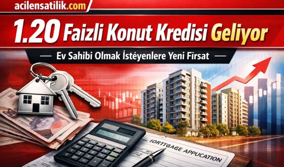 İlk Evini Alacaklara Dev Kredi Kampanyası 1.20 Faiz Gündemde