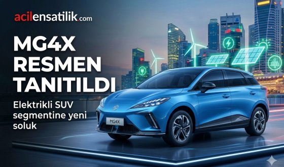 MG’den Yeni Elektrikli SUV MG4X Resmen Tanıtıldı