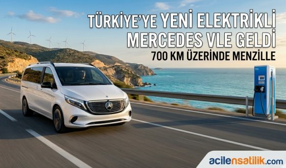 Türkiye Yolcusu Yeni Elektrikli Mercedes VLE 700 Km Menziliyle Tanıtıldı