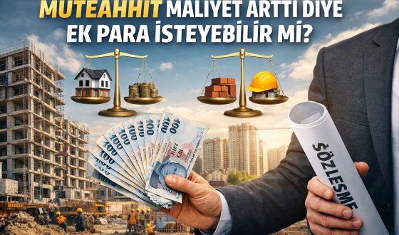 Müteahhit Maliyet Arttı Diyerek Ek Para Talep Edebilir mi 2026 Güncel Gelişmeler