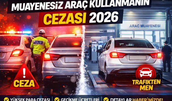 Muayenesiz Araç Kullanmanın Cezası 2026 Güncel Rehberi