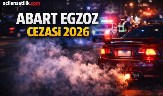 Abartılı Egzoz Cezası 2026 Ne Kadar Oldu?
