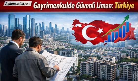 Arsa ve Konutta Büyük Fırsat Türkiye Güvenli Liman Olmaya Devam Ediyor