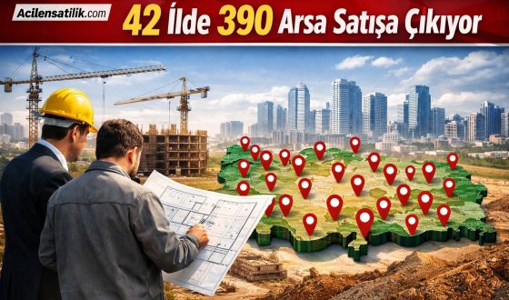 Ev Sahibi Olmak İsteyenlere yeni bir Müjde , Uygun Fiyatlı 390 Arsa Satışta!