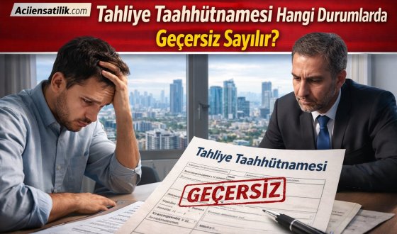 Kiracı Hakları Güçleniyor Tahliye Taahhütnamesinde Yeni Uyarılar!