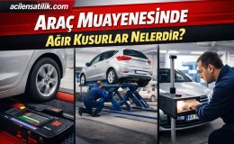 Sürücüler Dikkat Araç Muayenesinde En Kritik Kusurlar!