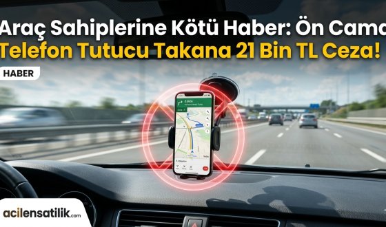 Aracınızda Telefon Tutucu Nereye Takılmalı? İşte Kesilen Rekor Ceza!