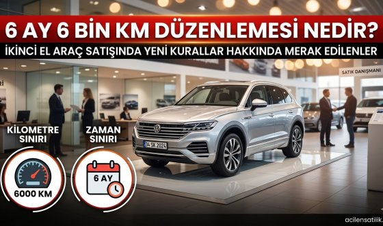 Otomobil Piyasasında Kritik Kural 6 Ay 6 Bin KM Ne Getirdi!