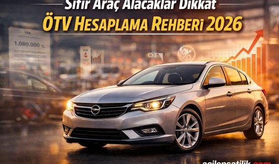 Sıfır Araç Alacaklar Dikkat ÖTV Hesaplama Rehberi 2026