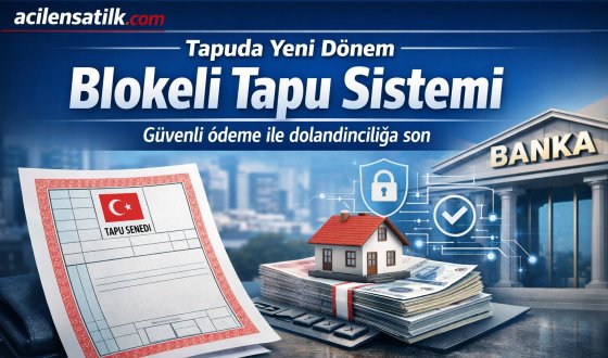 Dolandırıcılığa Son Blokeli Tapu Sistemi Nasıl İşliyor?