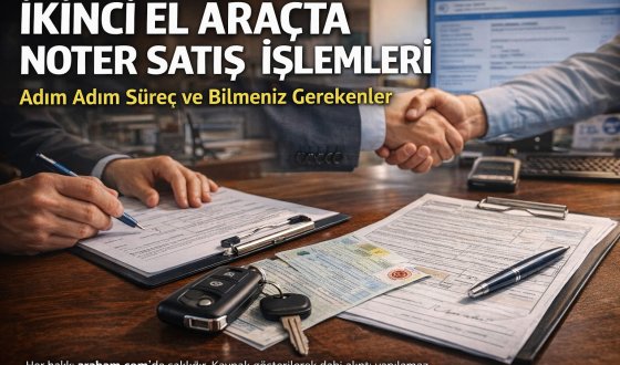 İkinci El Araç Alacaklar Dikkat Noter Süreci Değişti!