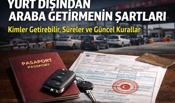 Yurt Dışından Araç Getirmek Artık Daha Zor! İşte Yeni Kurallar