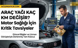 ARAÇ YAĞI KAÇ KM DEĞİŞİR? Motor Sağlığı İçin Kritik Tavsiyeler
