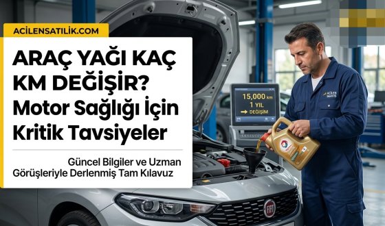 ARAÇ YAĞI KAÇ KM DEĞİŞİR? Motor Sağlığı İçin Kritik Tavsiyeler