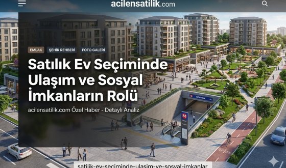 Ev Seçiminde Altın Kural: Konum, Ulaşım ve Sosyal Alanların Değere Etkisi