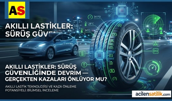 Otomotivde Yeni Dönem: Akıllı Lastikler ile Gerçek Zamanlı Yol Verisi & Güvenlik