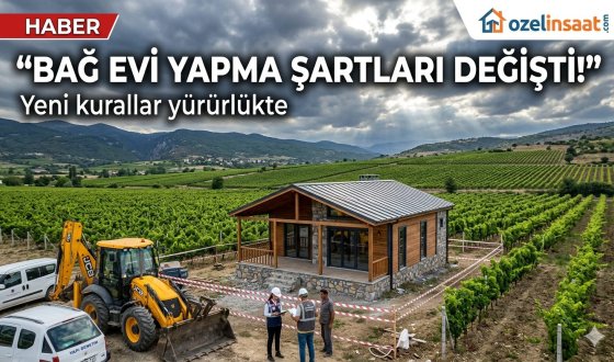 Bağ Evi Yapmak Zorlaştı Yeni Kurallar Her Şeyi Değiştirdi!