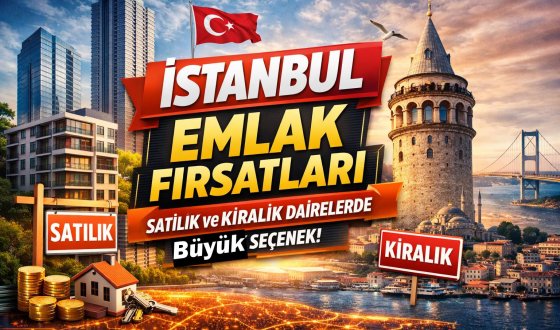 İstanbul'un bölge bölge Satılık ve Kiralık Gayrimenkul Listesi