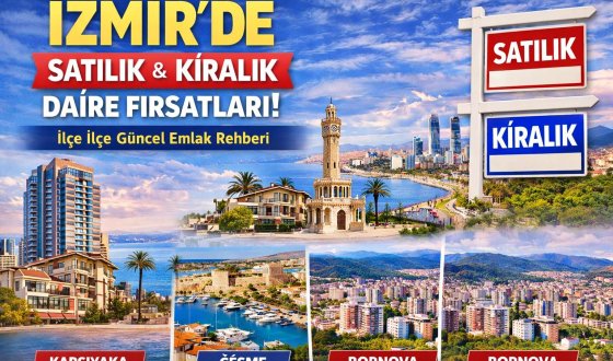 İzmir’de Satılık ve Kiralık Daire Arayanlara Rehber: En Popüler İlçeler ve Mahalleler