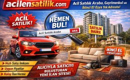 Acil Satılık Araba, Gayrimenkul ve İkinci El Ürünlerde Yeni Adres: Acilensatilik.com