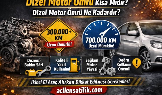 Dizel Motor mu daha uzun Ömürlü? Benzinli ile Karşılaştırma