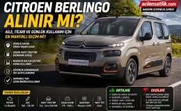 Aile ve Ticaretin Favorisi Berlingo Özellikleri ve Yakıt Tüketimi