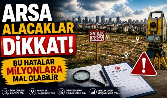 Arsa alırken en sık yapılan hatalar ve uzmanlardan önemli tavsiyeler