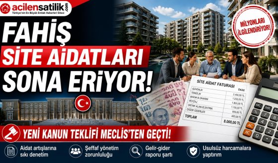 Apartman ve Sitelerde Aidat Krizi Bitiyor Yeni Yasa Kabul Edildi