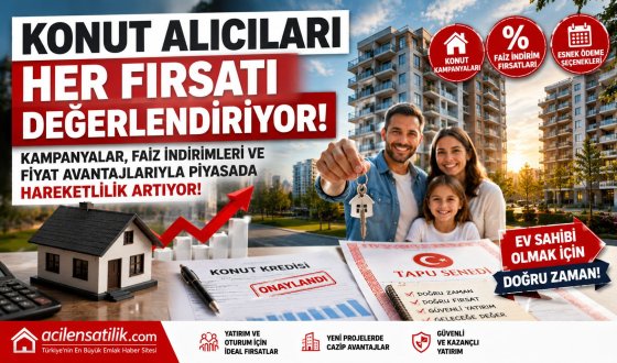 Faiz ve Kampanya Etkisi Konut Satışlarında Yeni Dönem Başladı