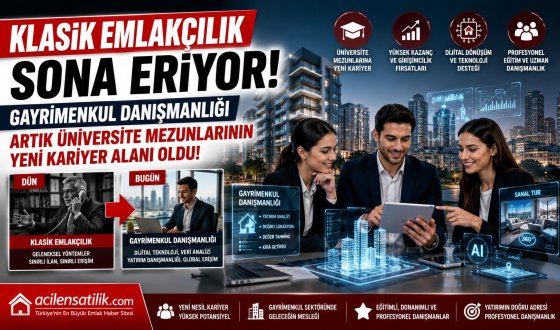 Üniversite Mezunları Rotayı Emlak Sektörüne Çevirdi Kazanç ve Kariyer Dikkat Çekiyor