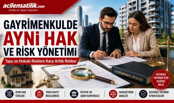 Gayrimenkulde Ayni Haklar Nedir? Yatırımcılar İçin Kritik Rehber