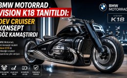 BMW Motorrad Vision K18 Tanıtıldı: Dev Cruiser Konsept Göz Kamaştırdı